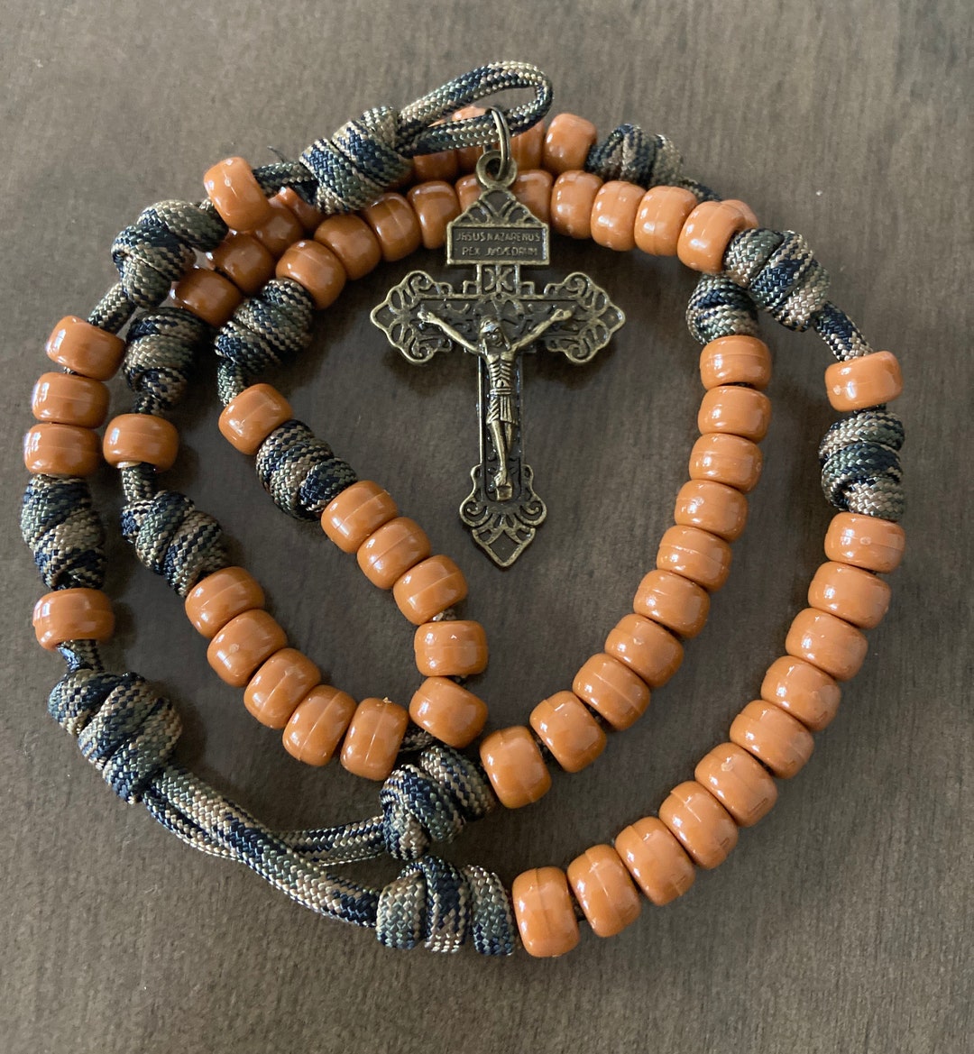 Catholic Rosary, Paracord Rosary, Durable Rosary Handmade Etsy