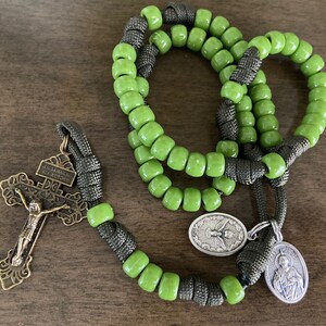 Catholic Rosary,St. Jude/Holy Spirit medals  Rosary Durable paracord Rosary | Handmade