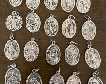 Saint Medal: ADD ON to your rosary or bracelet order. Only with a purchase of a Rosary or bracelet.