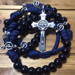 Catholic Rosary, St Benedict Crucifix | Musical note beads |  Handmade