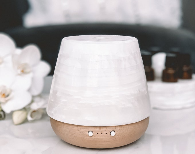 Ruby Stone Diffuser by Shades of Stone Real Stone Cover and Beech Wood