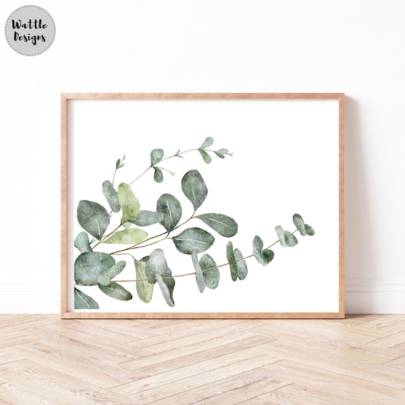 Eucalyptus Art Print | Landscape Botanical Wall Art | Eucalyptus Leaf Print