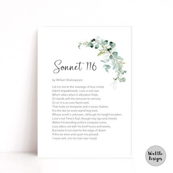 Custom Text Poem Print | Bespoke Framed Print | Personalised Quote Print