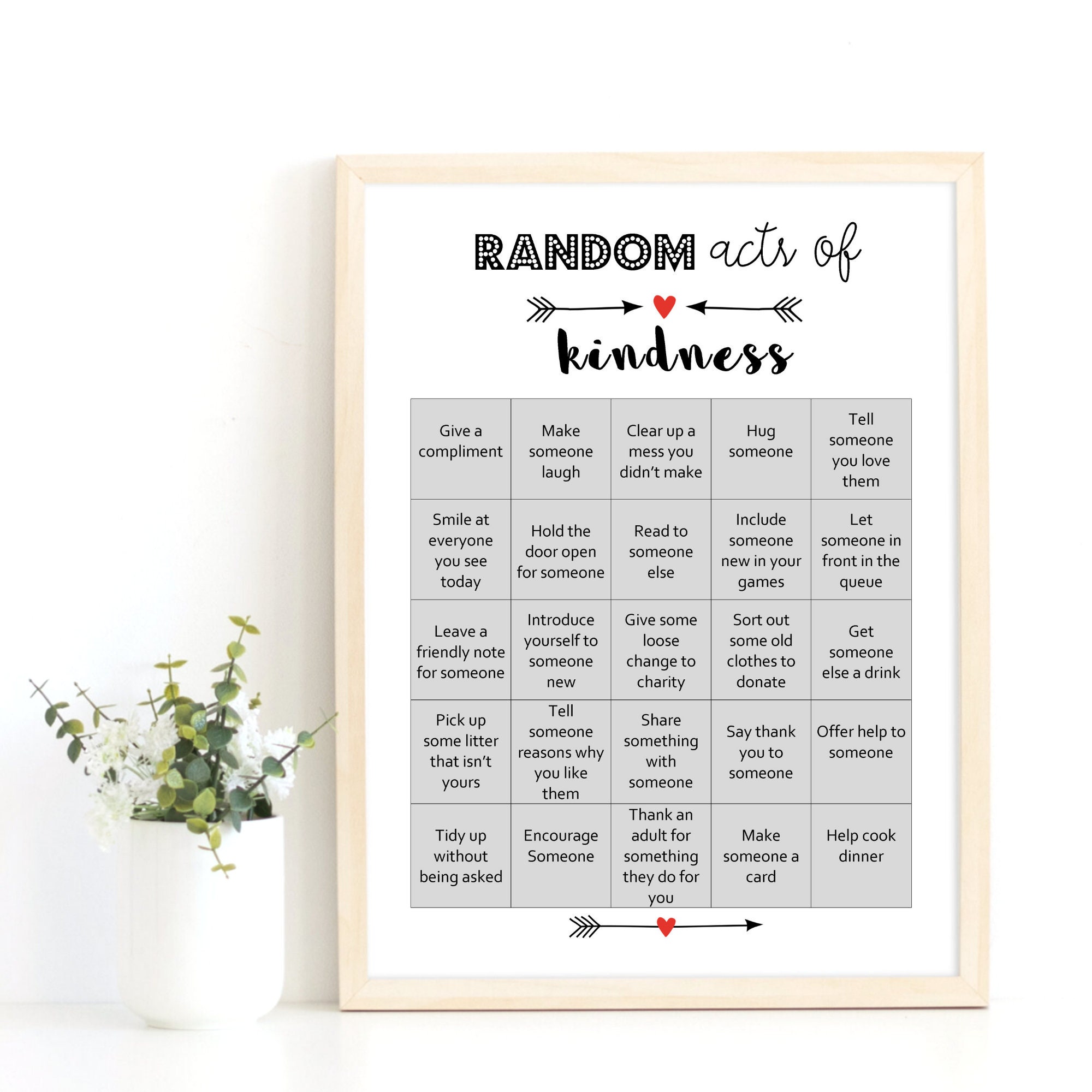 Random Acts of Kindness Print Classroom Decor Kids Room Wall - Etsy Random Acts of Kindness Print Classroom Decor Kids Room Wall - Etsy