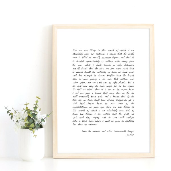 Framed Quote Etsy UK