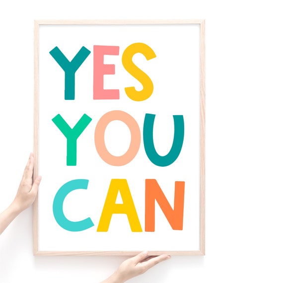 Colourful Kids Quote Prints, Set of 3 Prints, Kids Room Quotes, Kids Quote Prints