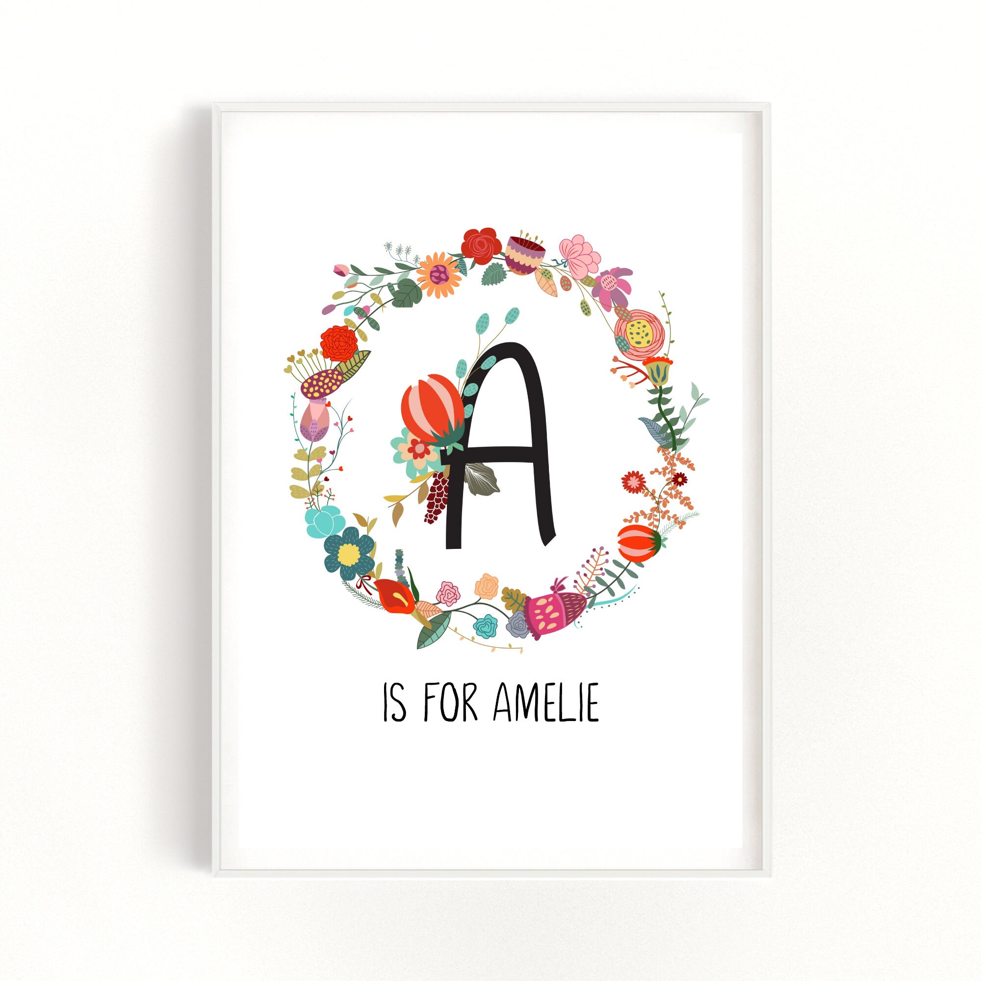 Baby Girl Gift New Baby Gift Baby Name Gift Personalised Etsy