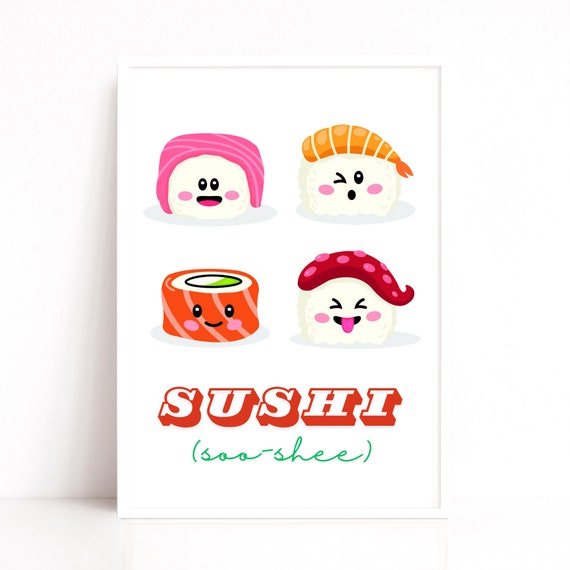 Happy Hour Poster, Cocktail Art Print, Kitchen Print, Gift for Friend