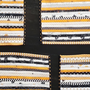 Jelly Roll Halloween Placemats / Set of Four