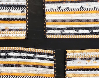Jelly Roll Halloween Placemats / Set of Four