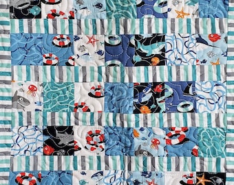 Sharktown Mini Quilt