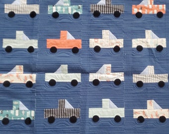 Mighty Machines Trucks Quilt