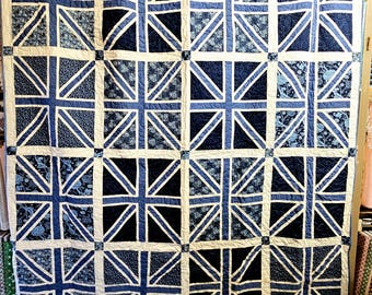 Britannia Blues Handmade Quilt