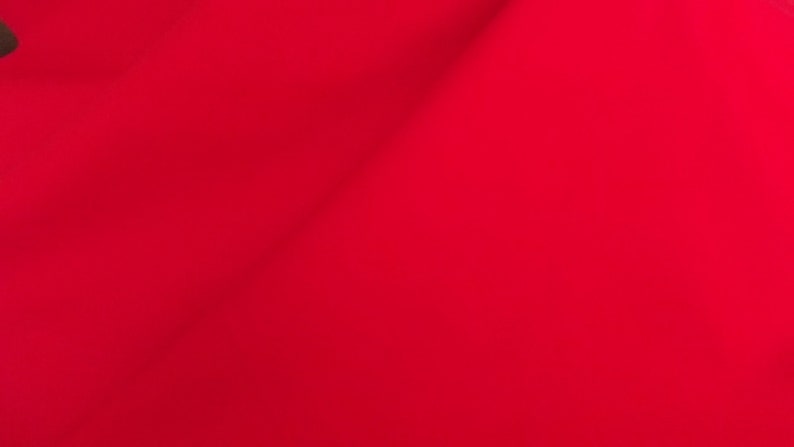 REMNANT Royal Red Cotton Denim