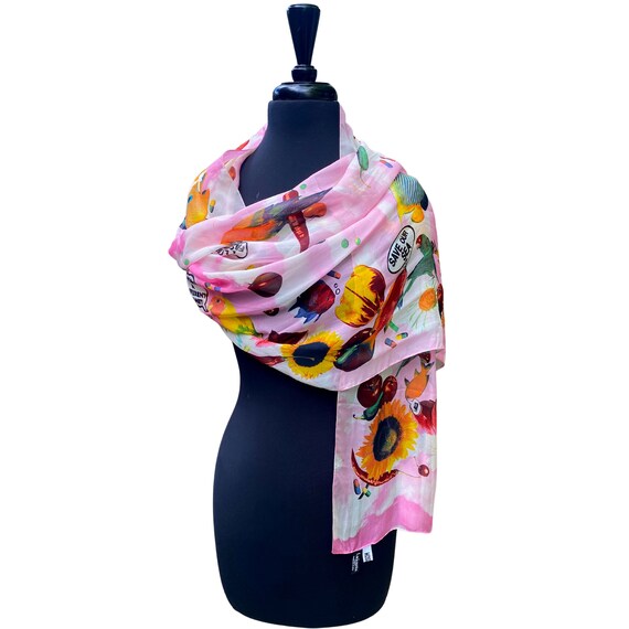 Authentic Moschino Silk Scarf - image 2