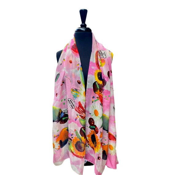 Authentic Moschino Silk Scarf - image 1
