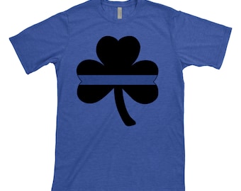 Blue Line Shamrock - Etsy