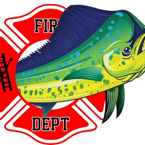 Fishing Firefighter Shirt UPF-30 long sleeve