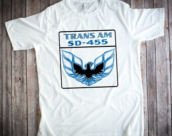 Trevco Pontiac Trans Am Firebird Vintage Muscle Tee – Gray, Crew Neck, USA Made