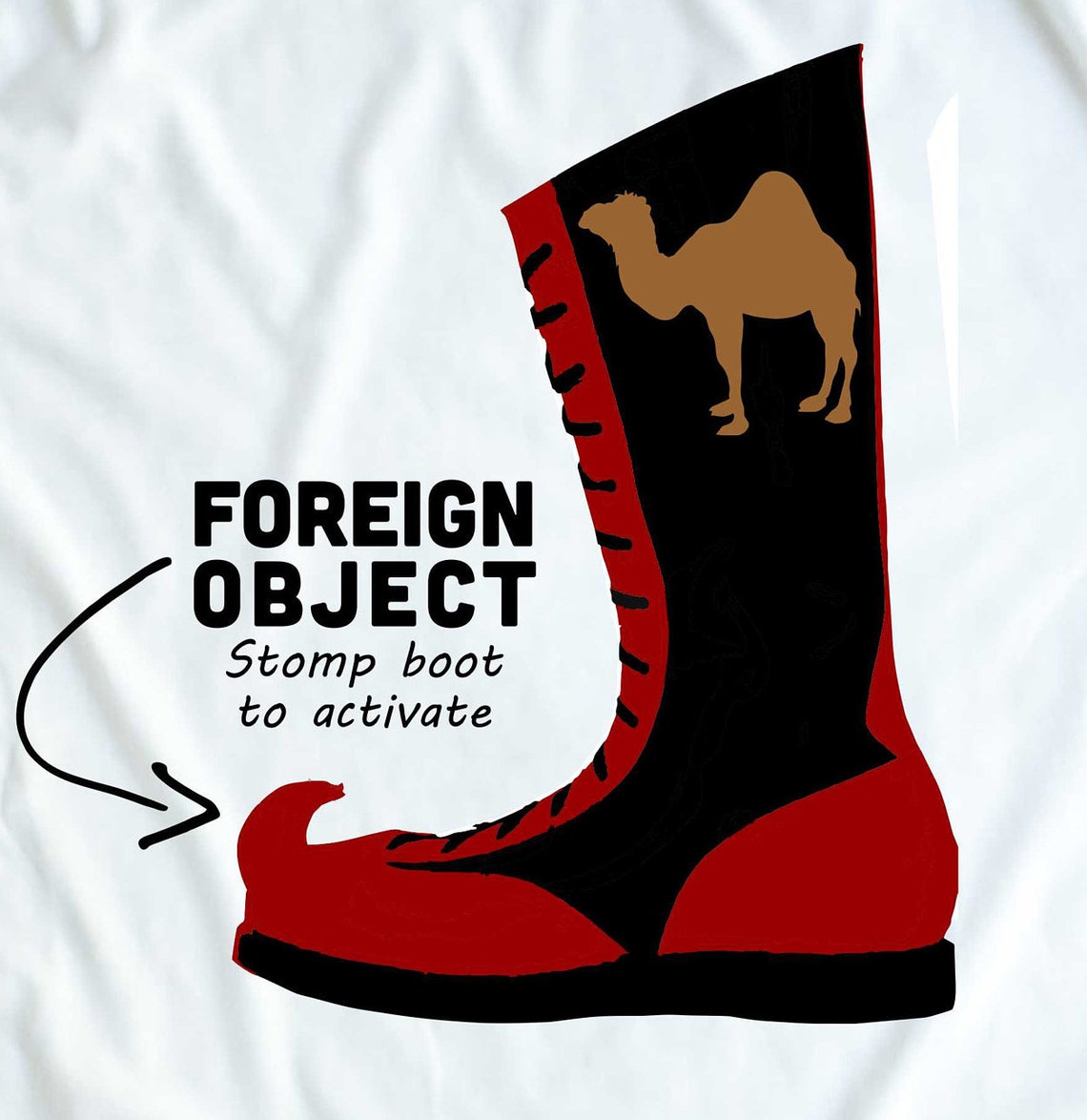 Iron Sheik Boot Wrestling Pro Wrestling Foreign Object Etsy Canada