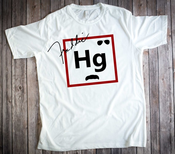 Periodic Table Freddie Mercury Shirt Retro Vintage Style Queen | Etsy India