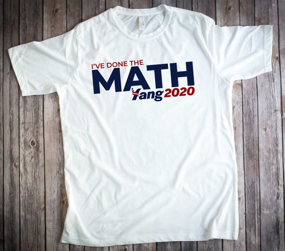andrew yang math shirt