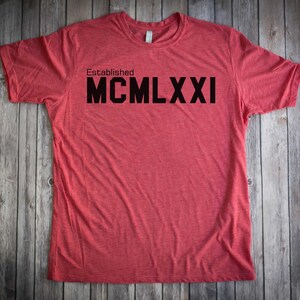 Regalo de 50 cumpleaños para hombre - camisa de cumpleaños - cincuenta fiesta - Camiseta vintage 1971 para hombres o mujeres - 50