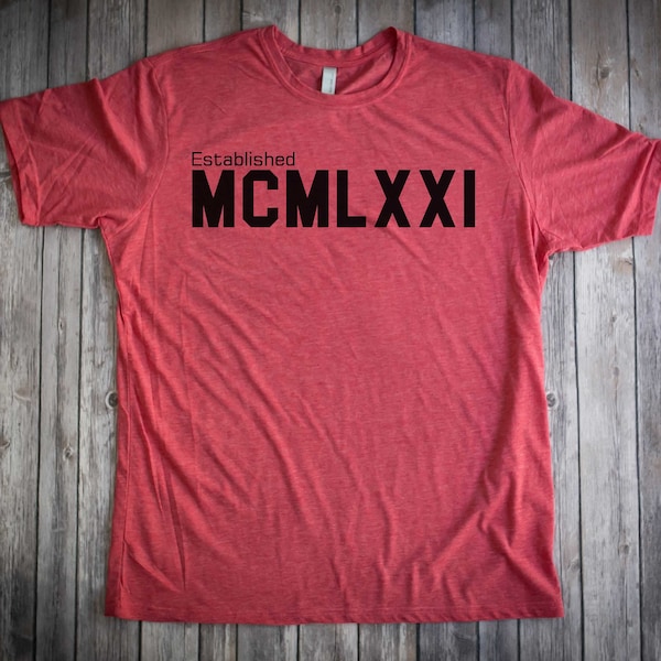 Regalo de 50 cumpleaños para hombre - camisa de cumpleaños - cincuenta fiesta - Camiseta vintage 1971 para hombres o mujeres - 50