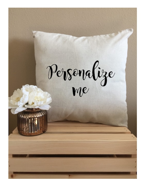 personalized decorative pillows