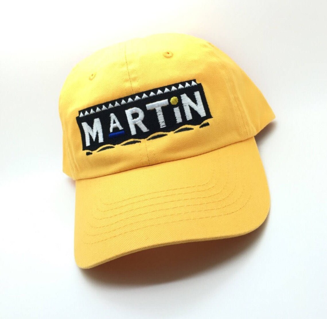 Yellow Martin Dad Cap Hat Etsy