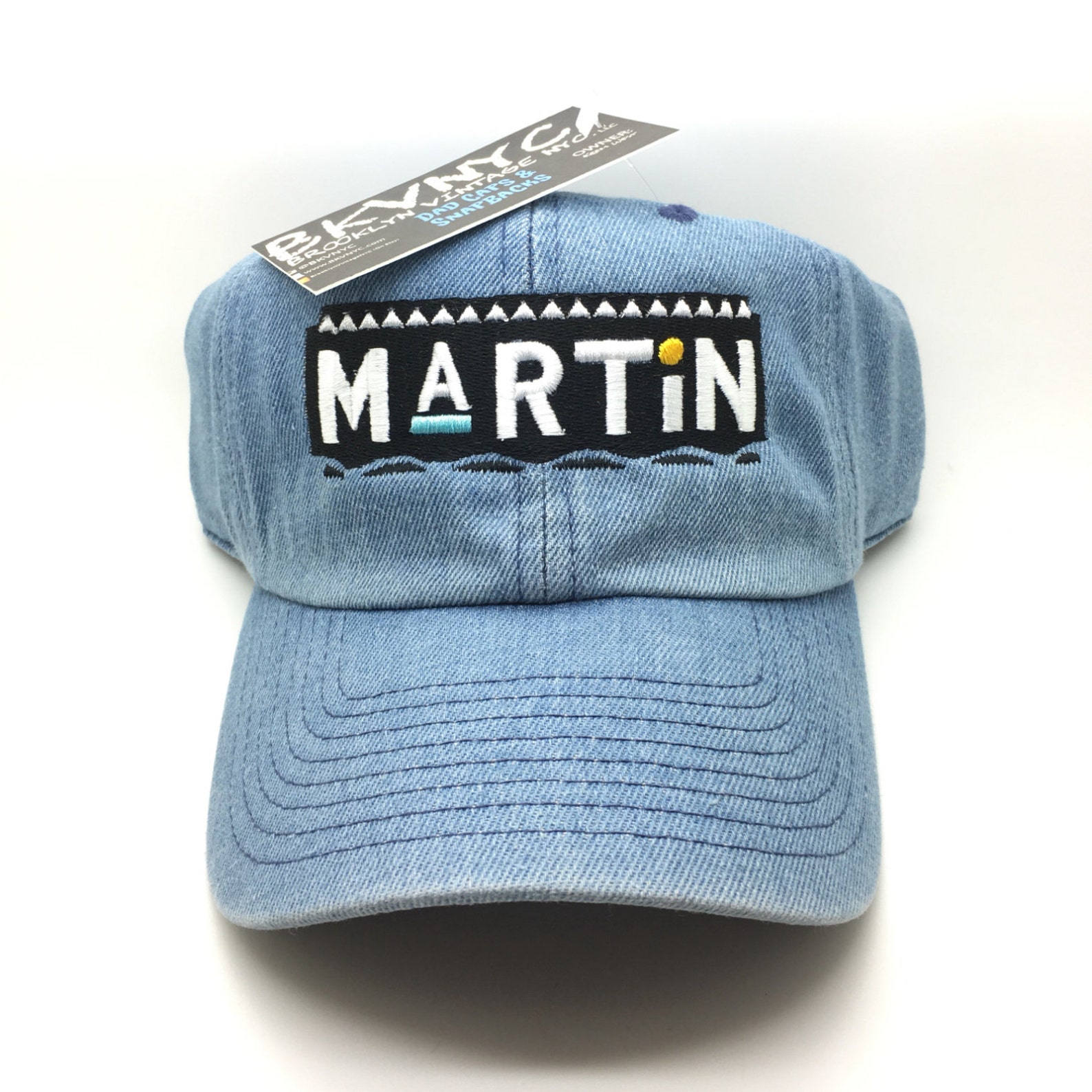 Denim Martin Show Dad Cap Hat Rare Exclusive Etsy