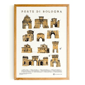 Poster - gates of Bologna