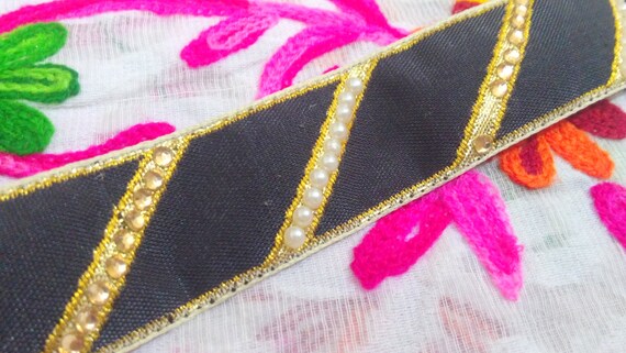 9 Cour noir Base Sequinnned Sequinnned Base brodé tissu garniture-Sari Beige-tissu de soie tissu garniture-Art Quilt tissu-soie ruban par le chantier ft326 3e90b6 9 Cour noir Base Sequinnned Sequinnned Base brodé tissu garniture-Sari Beige-tissu de soie tissu garniture-Art Quilt tissu-soie ruban par le chantier ft326 3e90b6