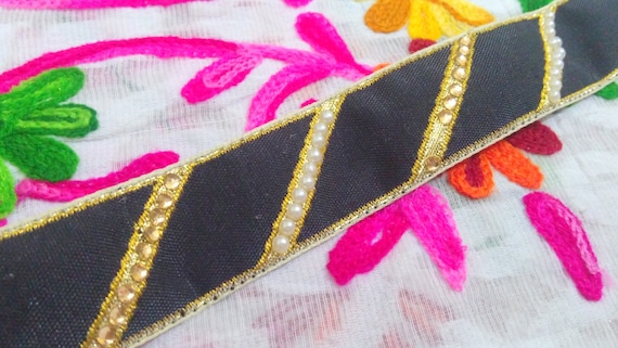 9 Cour noir Base Sequinnned Sequinnned Base brodé tissu garniture-Sari Beige-tissu de soie tissu garniture-Art Quilt tissu-soie ruban par le chantier ft326 3e90b6 9 Cour noir Base Sequinnned Sequinnned Base brodé tissu garniture-Sari Beige-tissu de soie tissu garniture-Art Quilt tissu-soie ruban par le chantier ft326 3e90b6