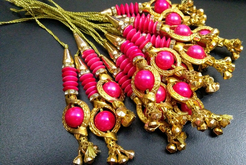 Decorative Tassels Jewelry Tassels Bridal Tassels 1 Pair Beaded Tassels