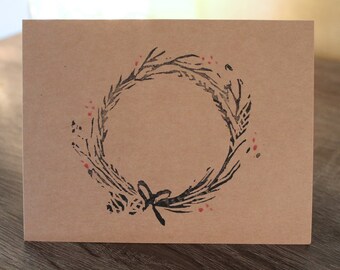 Holiday Wreath Note Cards