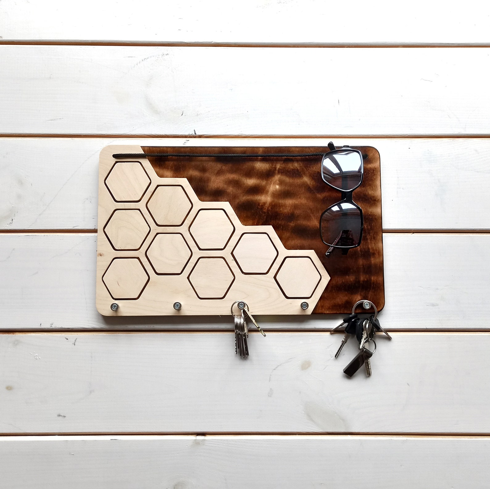 Sunglasses and Key Holder for the Wall Key Holder Etsy