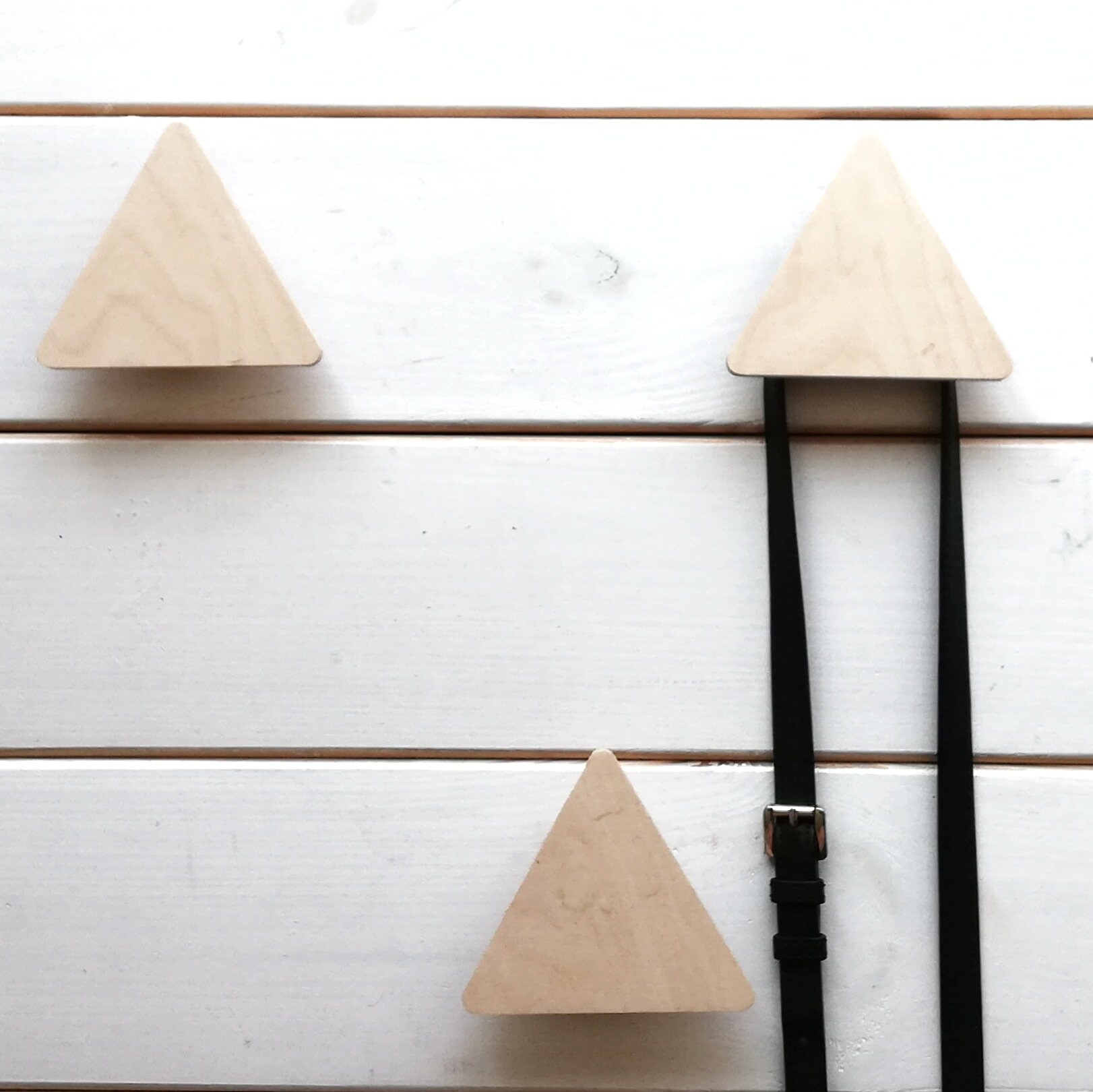 Set of 3 wooden wall hook coat hook Wall hooks furniture Etsy