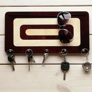 sunglasses holder, key rack holder, modern key rack, key shelf, holder for wall, key hook for wall, key décor, wall décor rustic, key rack