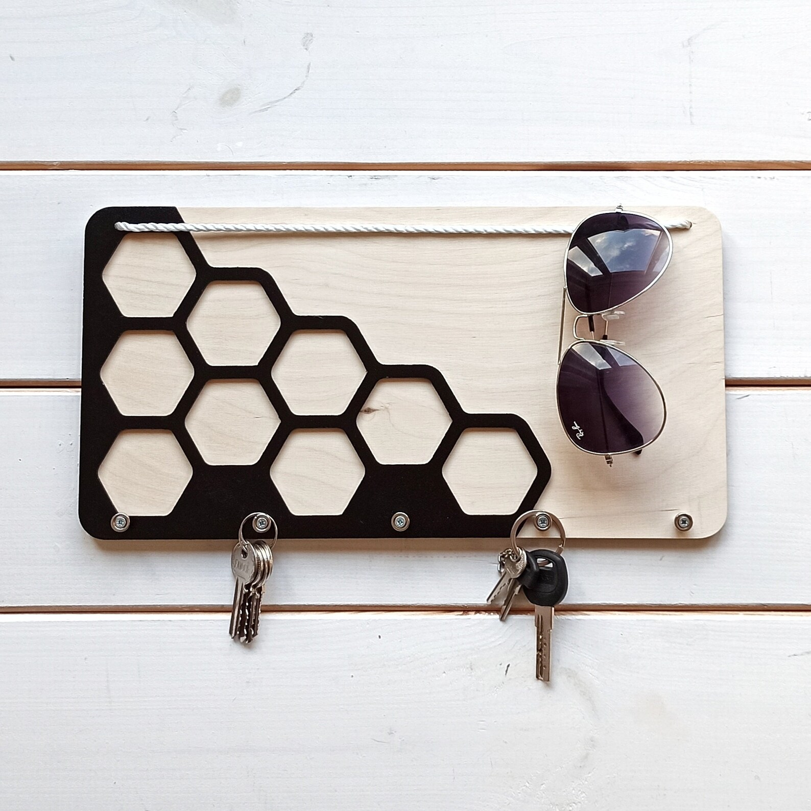 Key holder key hooks key holder shelf key hooks wall key Etsy