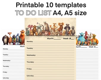 printable to do list, todo list, weekly to do list, monthly to do list, to do list printable, to do list notepad, Daily to do, To do list