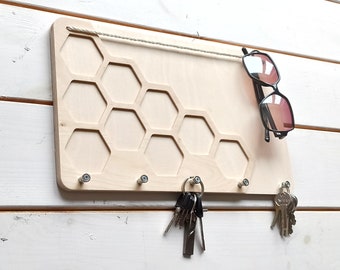 key hanger for wall, wall key holders, key box storage, rustic key holder, hook for keys, entryway key hook, key rack holder wooden storage