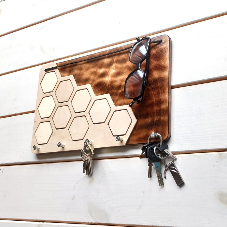 Sunglasses and Key Holder for the Wall Key Holder Etsy