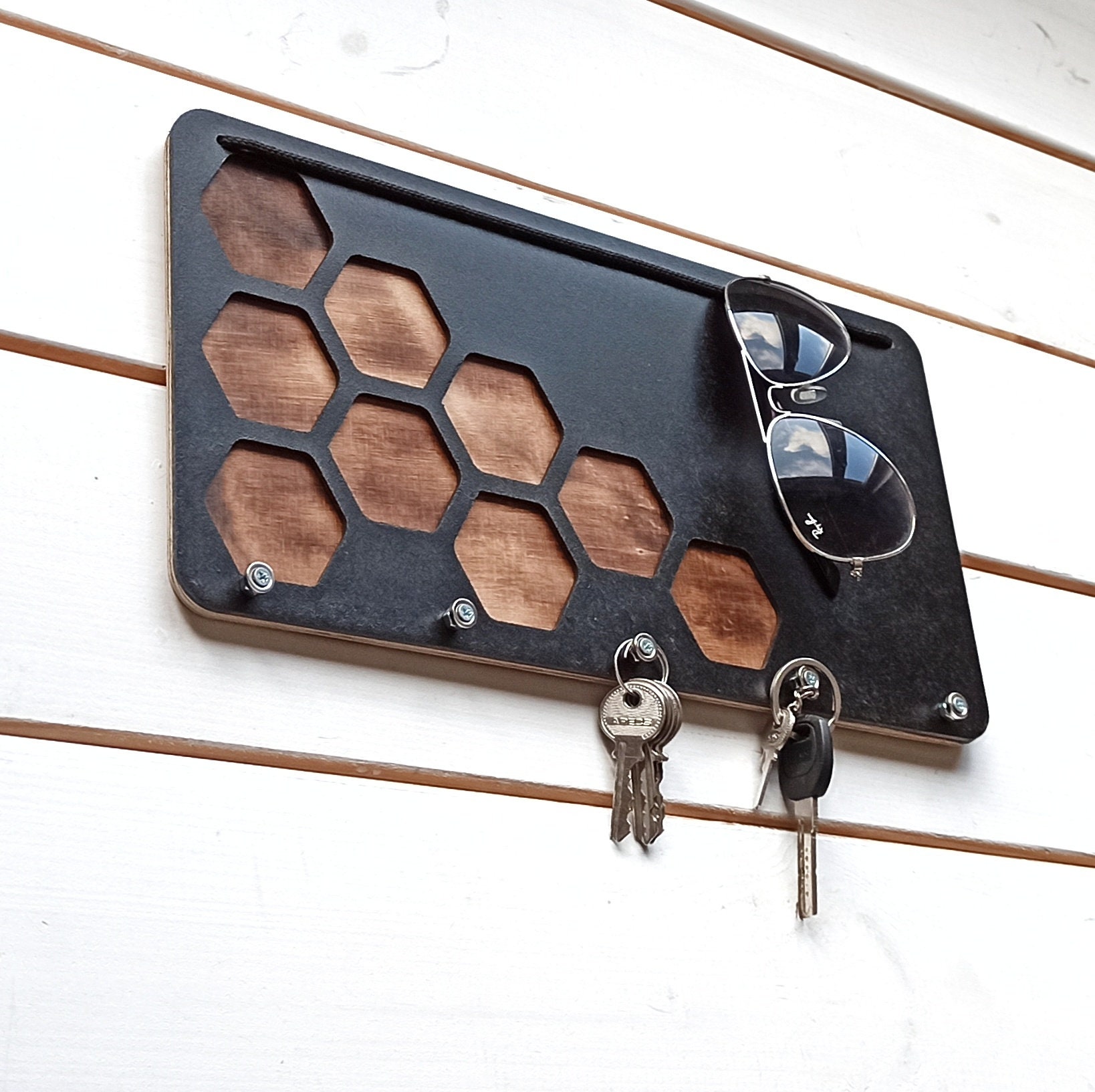 Custom key rack wall box for keys key holder wall key Etsy