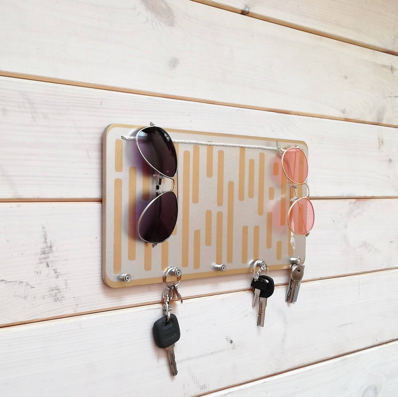 Key Hanger Wooden Shelf Holder Frame Box Image 0