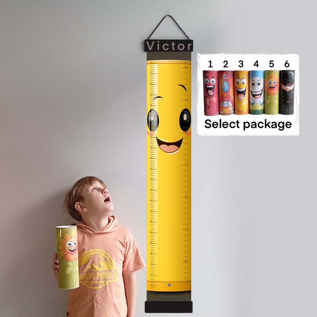 Kids Height Ruler Height Ruler Height Tracker Ruler Growth Etsy