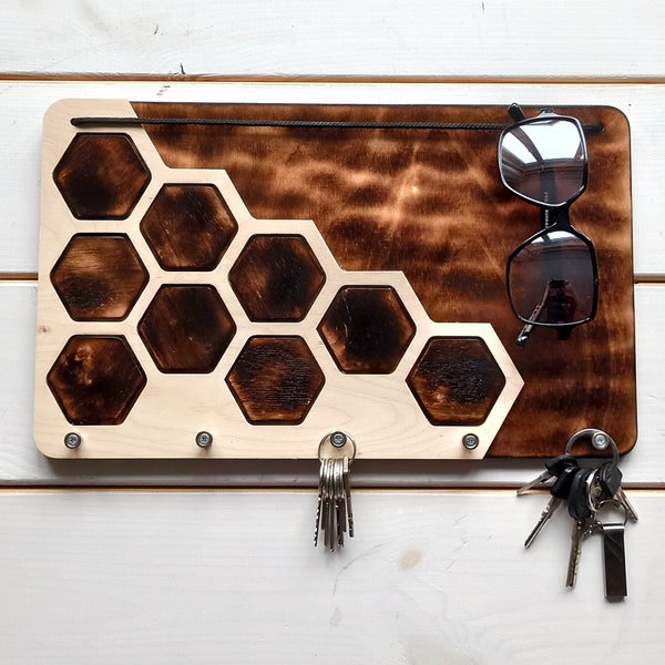 Modern Key Rack Etsy
