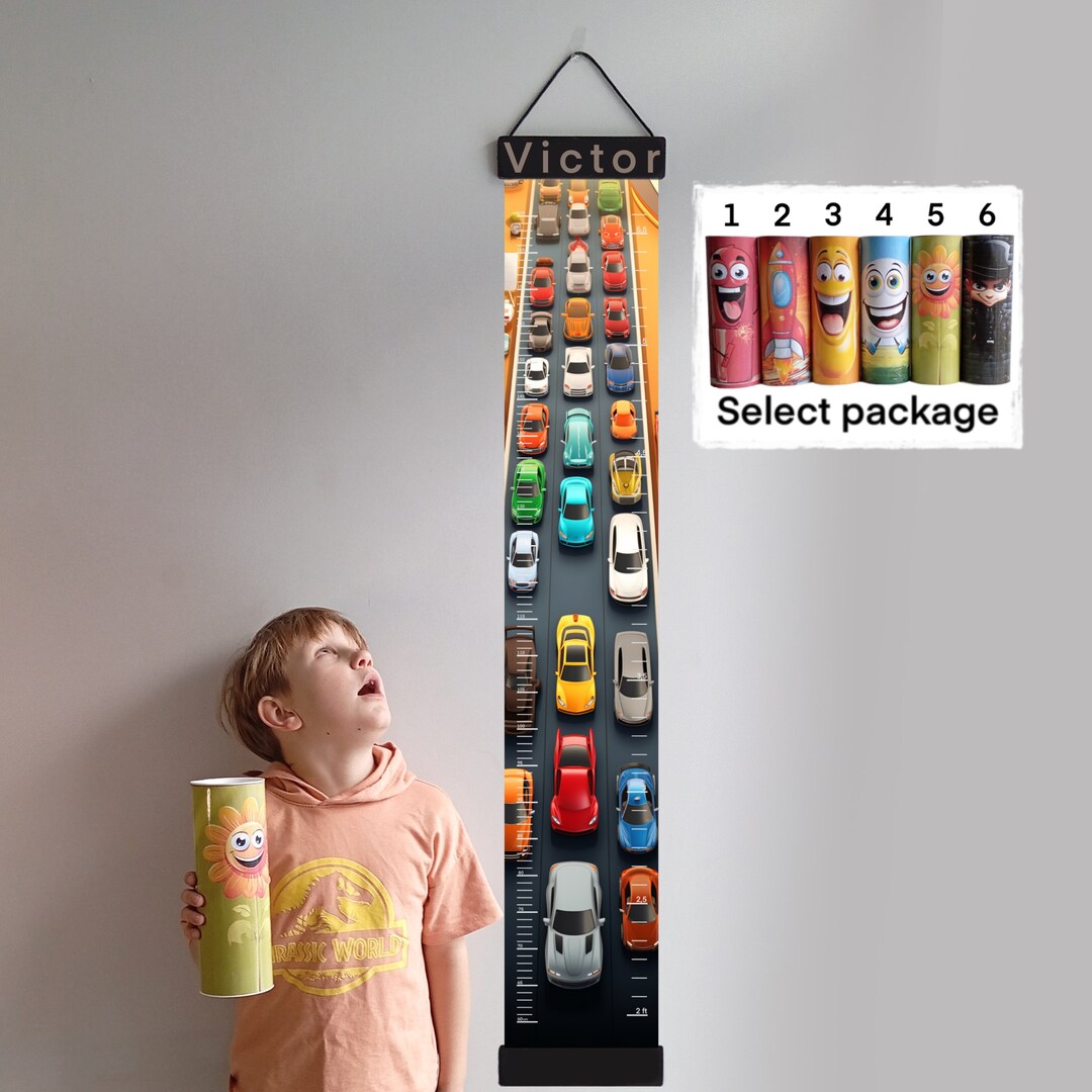 Kids Height Chart Kids Measuring Height Baby Height Chart Etsy