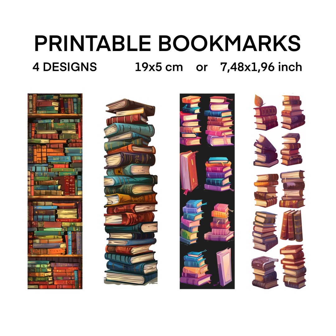 Cute Printable Bookmark Png and Pdf, Bookmarks, Printable Bookmarks ...