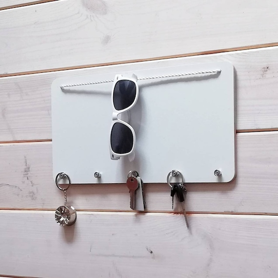 key holder for wall with shelf